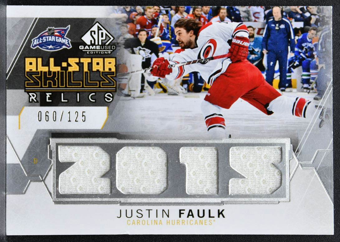 2015-16 SP Game Used 2015 All-Star Skills Relics Justin Faulk Jersey 2075