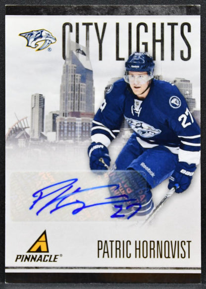 2011-12 Panini Pinnacle City Lights Hornqvist 46 Predators Auto 057/100 0645