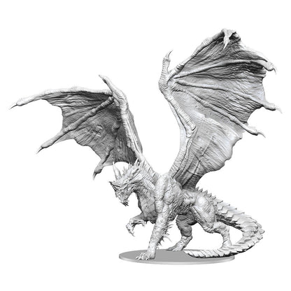 D&d Unpainted Minis Adult Blue Dragon