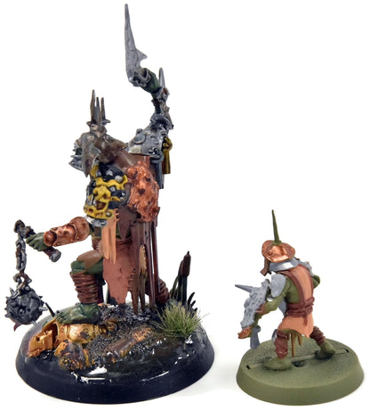 ORRUK WARCLANS Killaboss with Stab-Grot #1 WELL PAINTED Sigmar