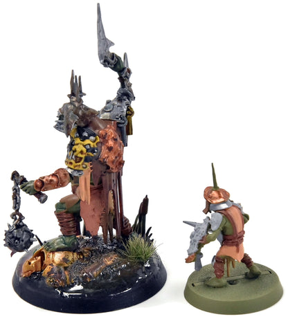 ORRUK WARCLANS Killaboss with Stab-Grot #1 WELL PAINTED Sigmar