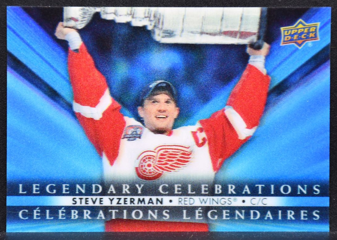 2023-24 UD Tim Hortons Legendary Celebrations Steve Yzerman LC-5 Red Wings 3513