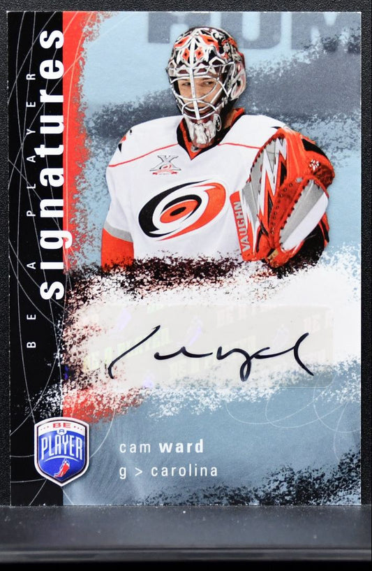 2007-08 Upper Deck Be a Player Signatures Cam Ward Carolina Hurricanes Auto 0314