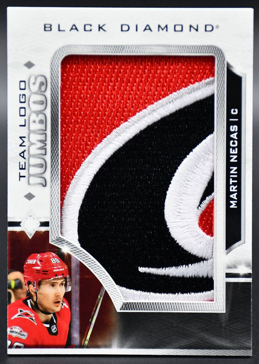2023-24 UD Black Diamond Martin Necas TL-MN Carolina Hurricanes Patch