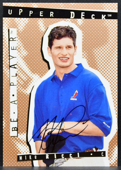 1995-96 Upper Deck Be a player Ricci 37 Auto 1031