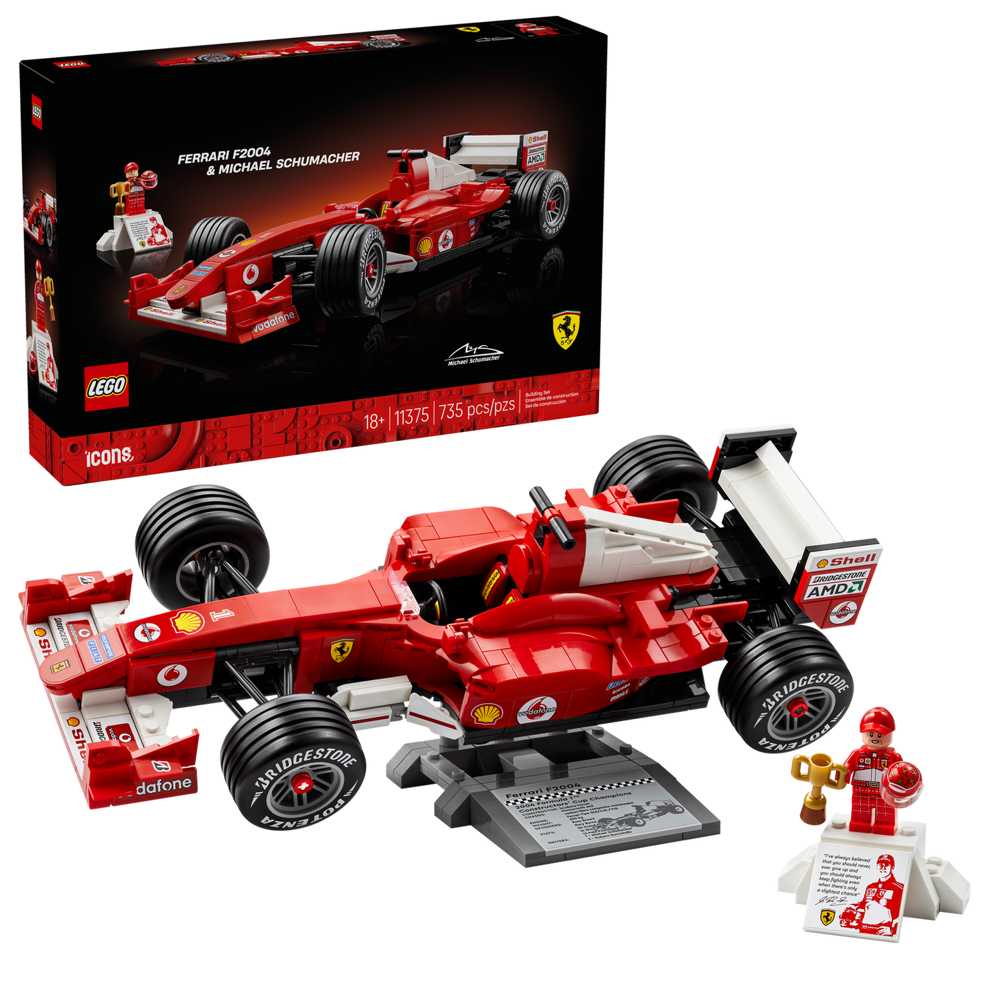 LEGO® Ferrari F2004 & Michael Schumacher (11375)