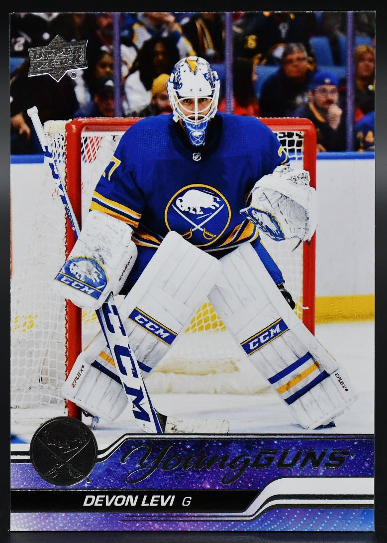 2023-24 UD Series 1 Devon Levi 237 Buffalo Sabres RC