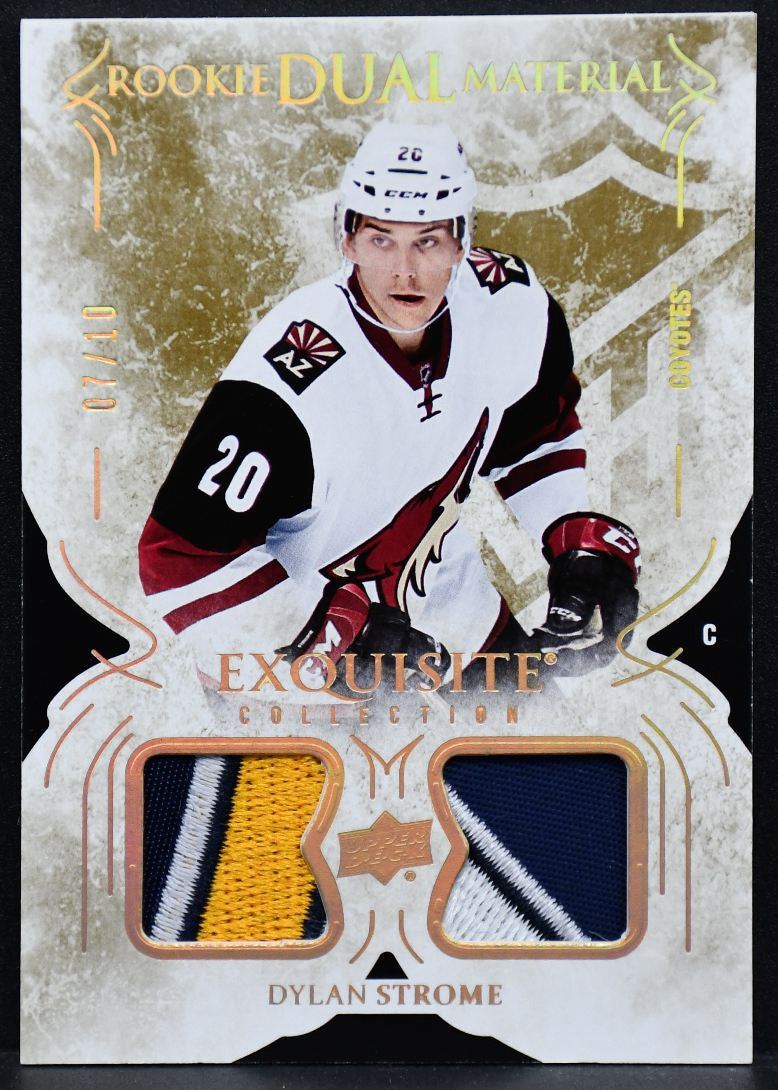 Black Diamond Exquisite Rookie Dual Material Spectrum Dylan Strome 10 Patch