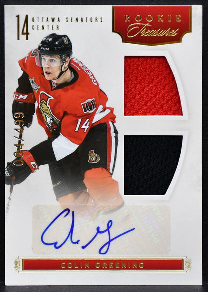 2011-12 Panini Tresures Anthology Greening Senators RC Auto 084/499 Jersey 5699
