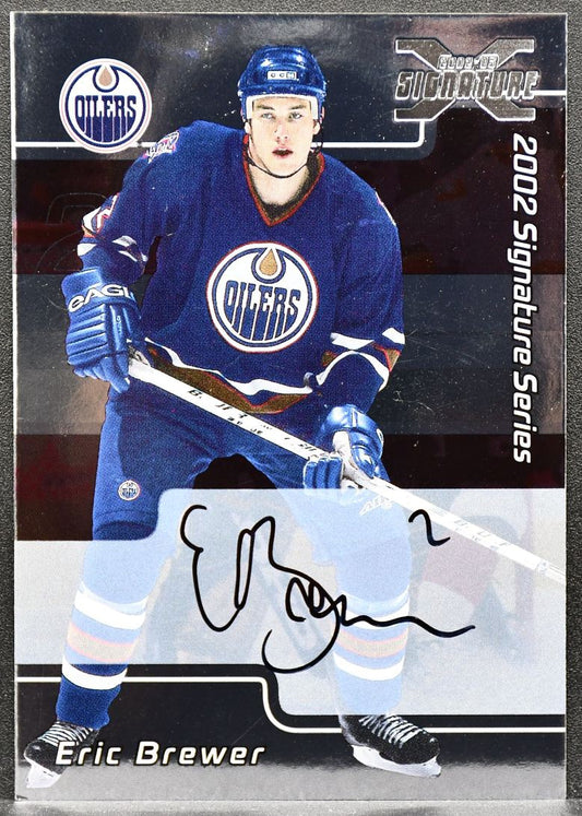 2002-03 Be a Player Signature Series Autographs Eric Brewer 184 Auto 2798