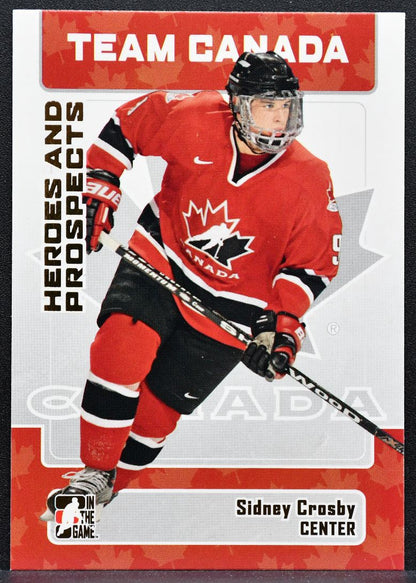 2006-07 In The Game Heroes and Prospects Sidney Crosby 147 Canada 7870