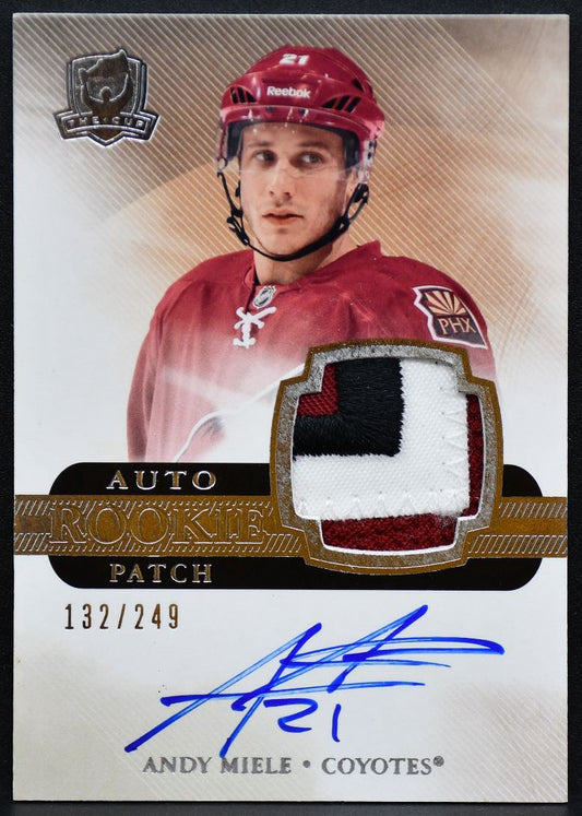 2011-12 UD The Cup RC Patch Andy Miele 118 Coyotes RC Auto 132/249 Patch 2858