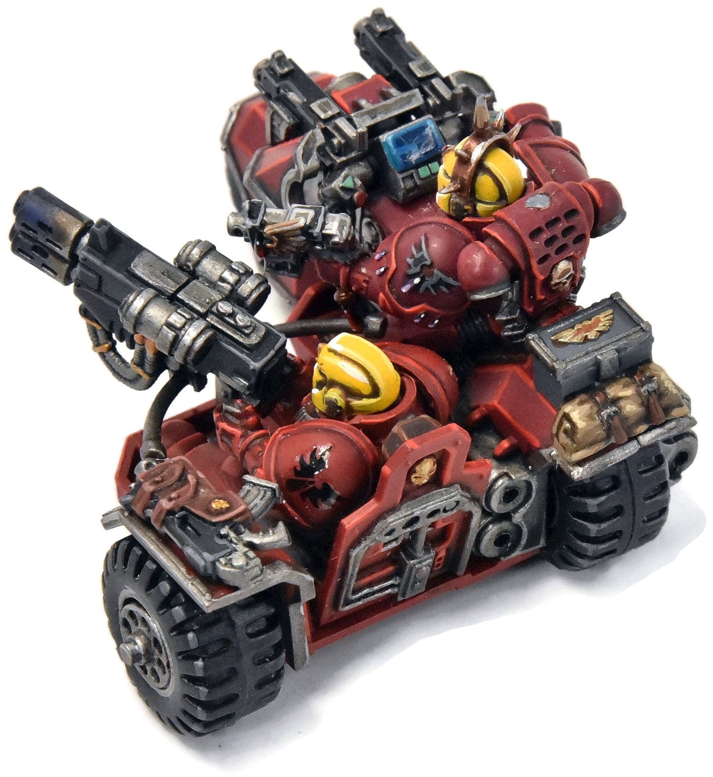 BLOOD ANGELS Attack bike #8 WELL PAINTED Warhammer 40K