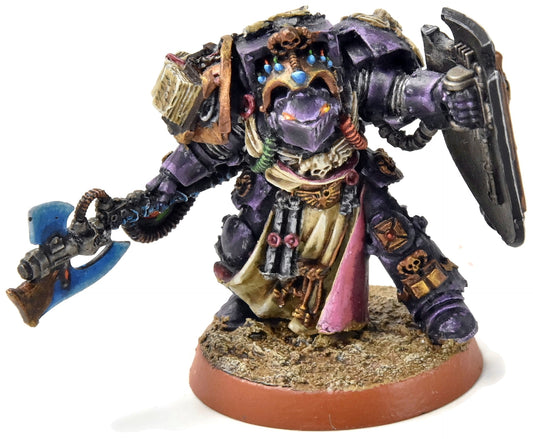 SPACE MARINES Librarian in Terminator Armour #1 PRO PAINTED FINECAST 40K