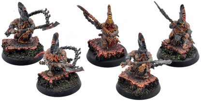 FYRESLAYERS 5 Hearthguard Berzerkers #6 WELL PAINTED Warhammer Sigmar