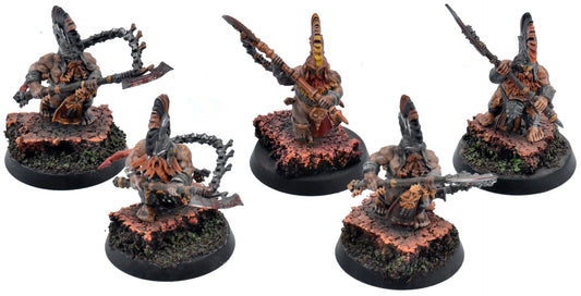 FYRESLAYERS 5 Hearthguard Berzerkers #6 WELL PAINTED Warhammer Sigmar