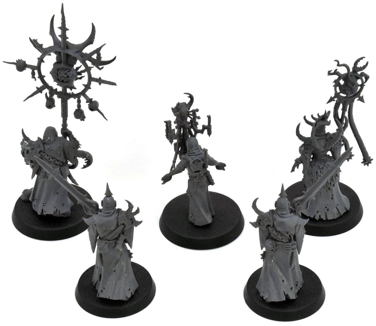 CHAOS SPACE MARINES 5 Dark Commune #1 WELL PAINTED Warhammer 40K