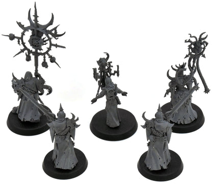 CHAOS SPACE MARINES 5 Dark Commune #1 WELL PAINTED Warhammer 40K