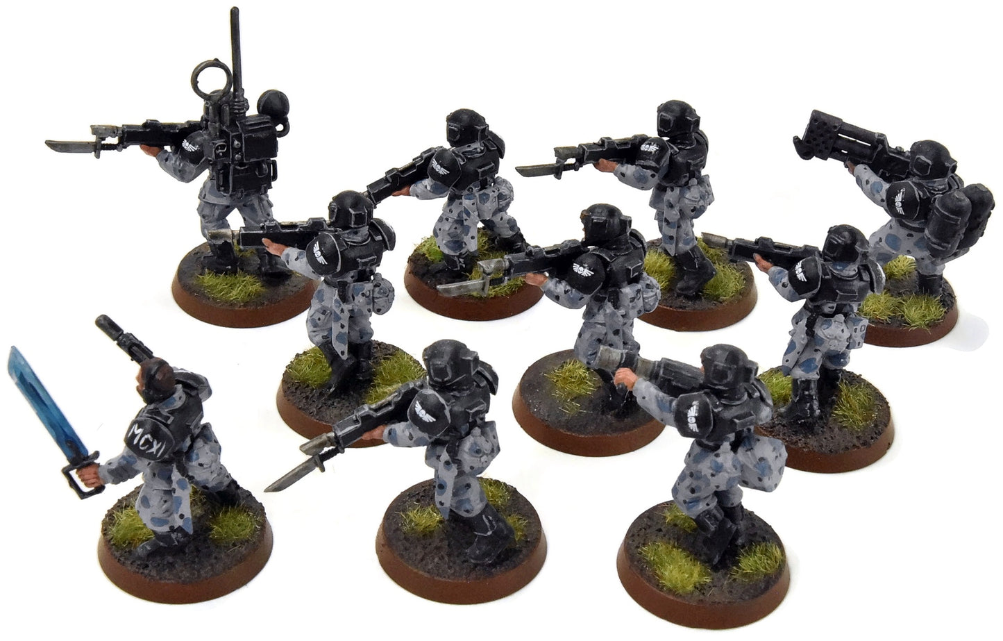 ASTRA MILITARIUM 10 Cadian Shock Troop #18 WELL-PAINTED Warhammer 40K