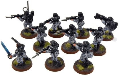 ASTRA MILITARIUM 10 Cadian Shock Troop #18 WELL-PAINTED Warhammer 40K