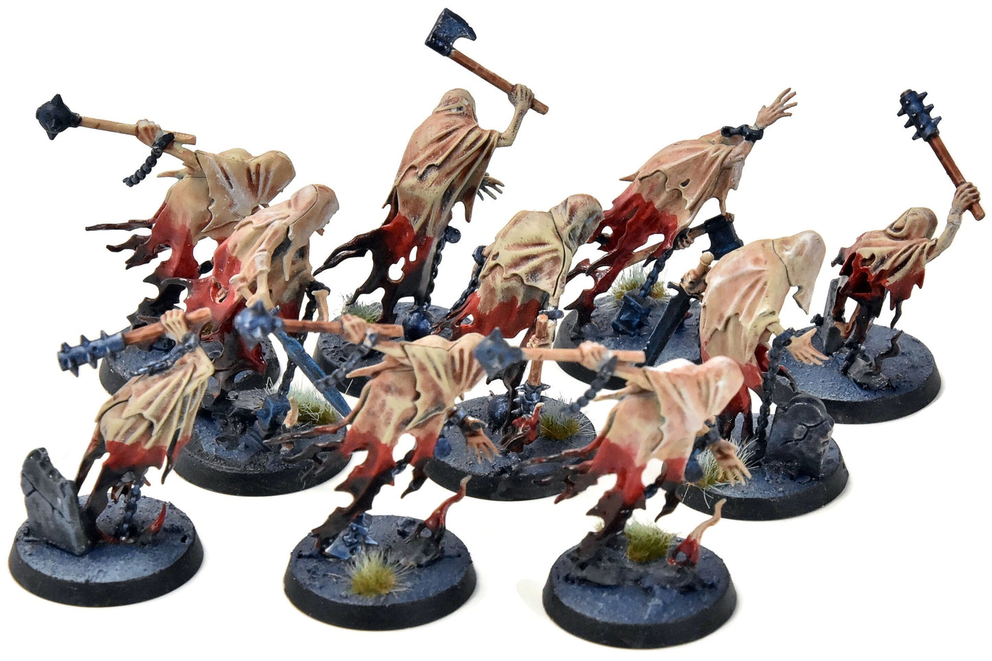 NIGHTHAUNT 10 Chainrasp Hordes #3 WELL PAINTED Sigmar