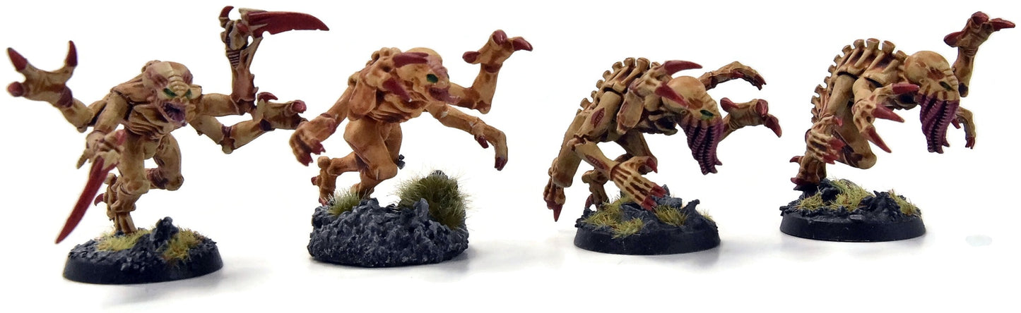 TYRANIDS 8 Genestealers #1 WELL PAINTED Warhammer 40K