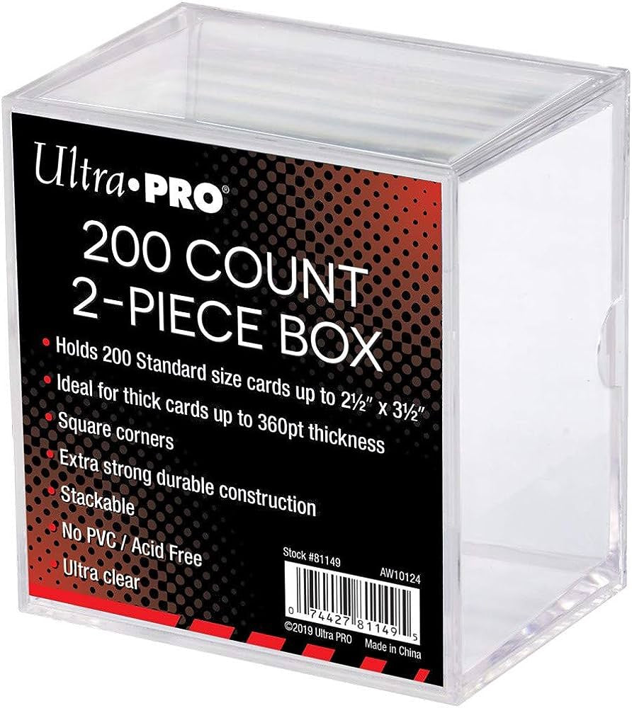 Ultra Pro Storage Box - 2 Piece - 200 Ct