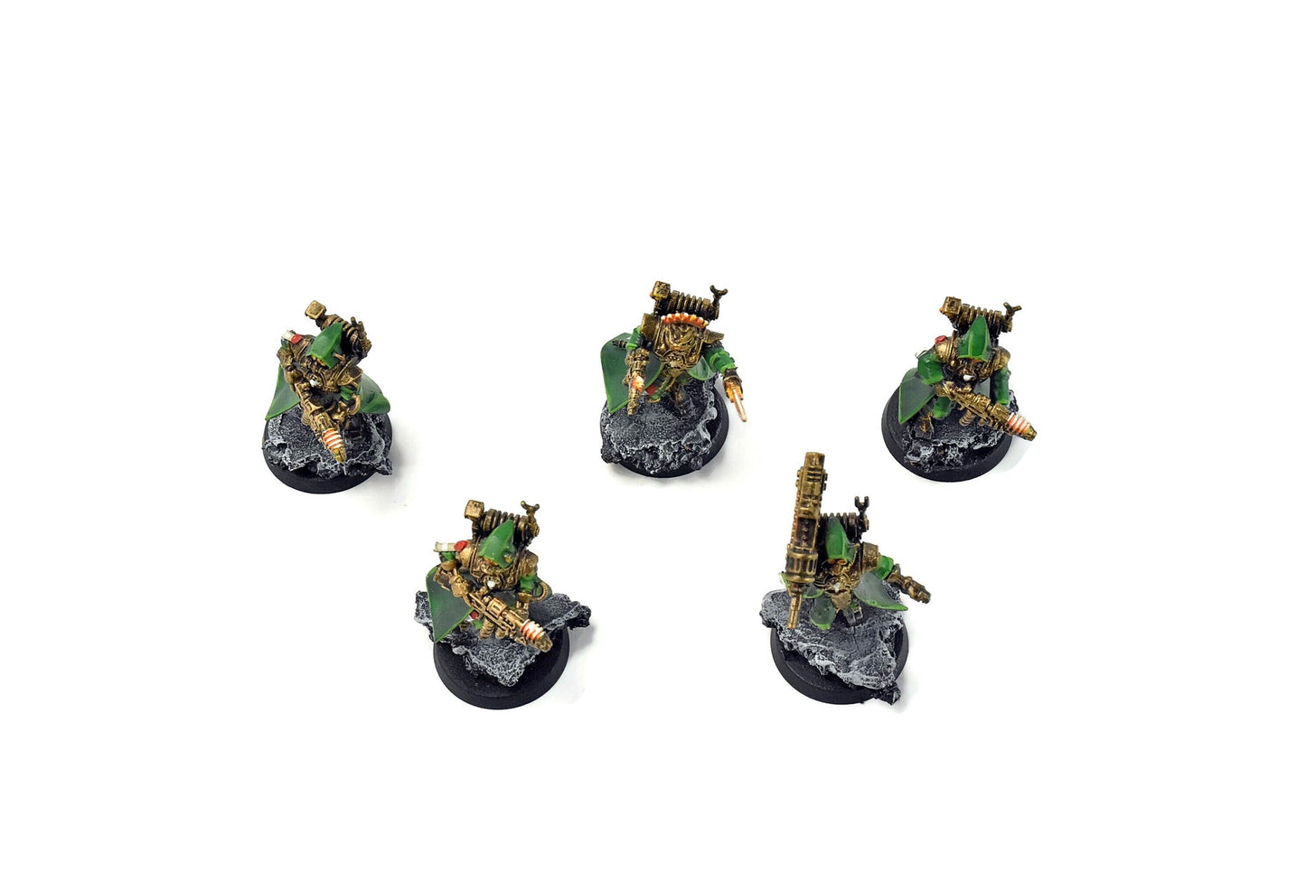 ADEPTUS MECHANICUS 5 Skitarii Vanguard #13 WELL PAINTED Warhammer 40k