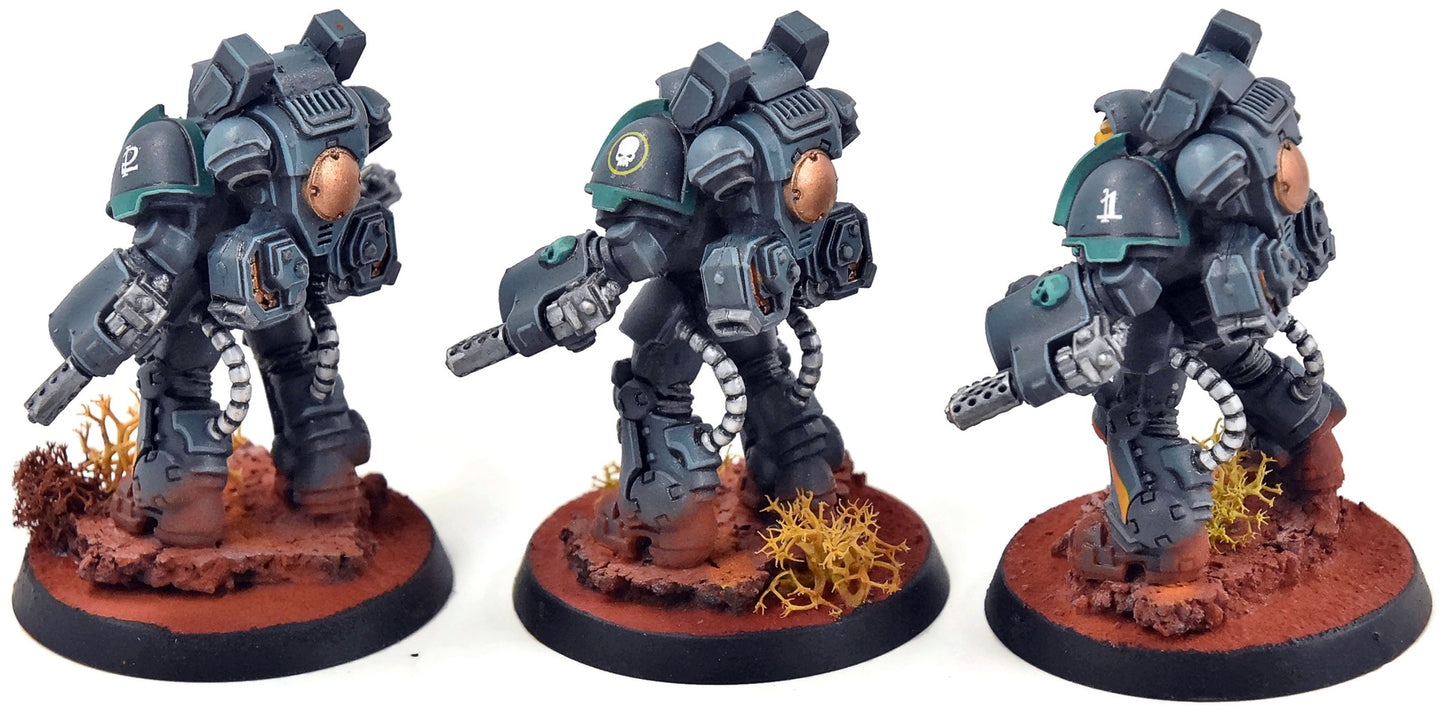 SPACE MARINES 3 Aggressors #1 PRO PAINTED Warhammer 40K 0566