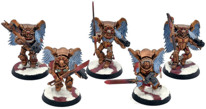 BLOOD ANGELS 5 Sanguinary Guard #1 Warhammer 40K WELL PAINTED