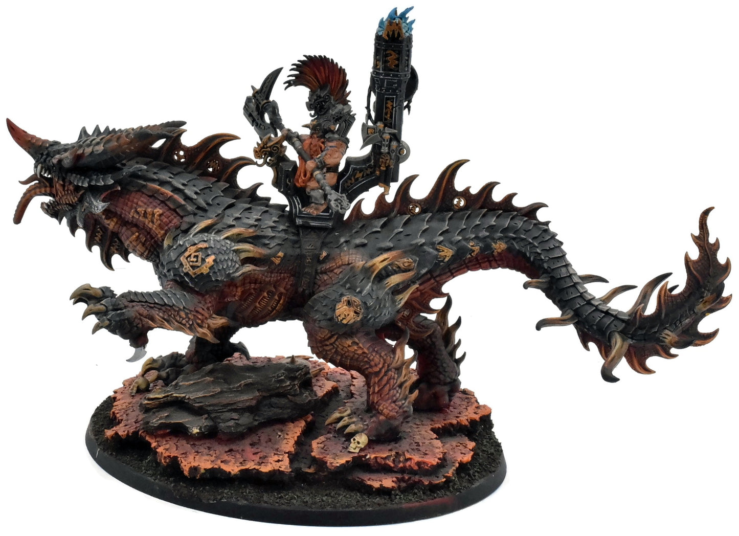 FYRESLAYERS Auric Runefather Magmadroth #3 WELL PAINTED Warhammer Sigmar