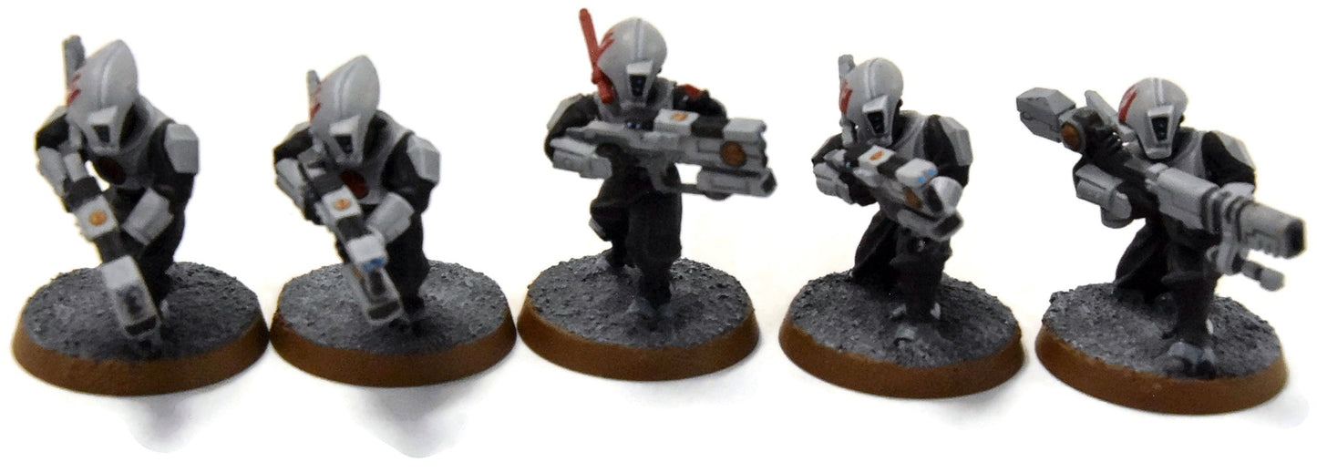 TAU EMPIRE 10 Pathfinders #3 WELL PAINTED Warhammer 40K