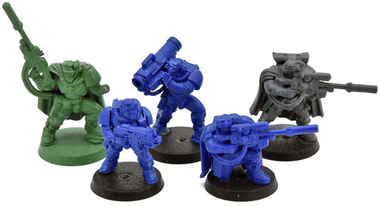 SPACE MARINES 5 Scouts with Sniper Rifles #1 Warhammer 40K 1080