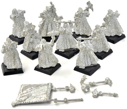 THE EMPIRE 10 Teutogen Guard Command METAL white wolf #1 Fantasy