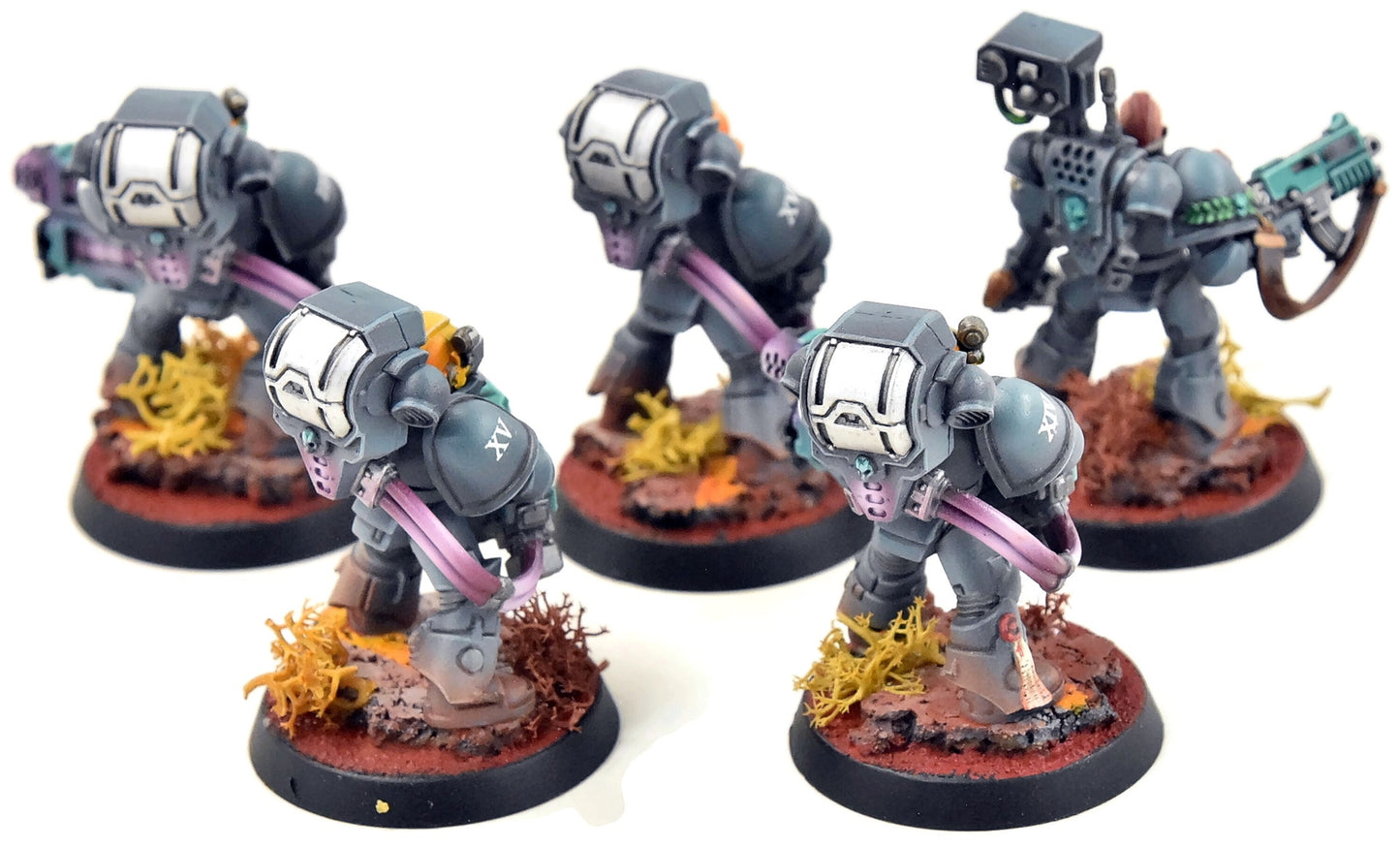 SPACE MARINES 5 Devastators #2 PRO PAINTED Warhammer 40K