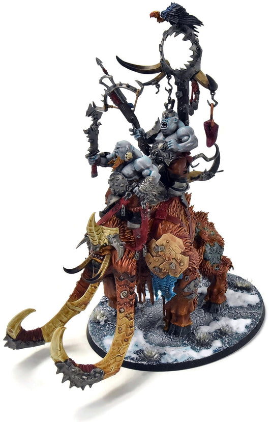 OGOR MAWTRIBES Thundertusk Beastriders #1 WELL PAINTED Warhammer Sigmar