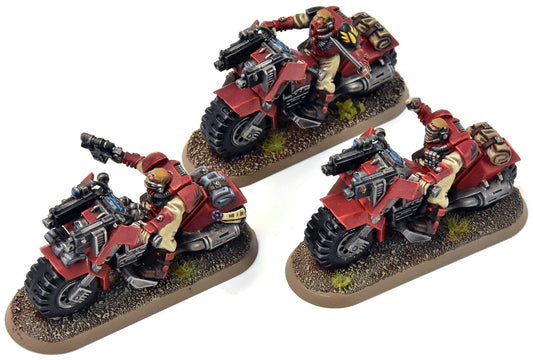 BLOOD ANGELS 3 Scouts Bike #3 PRO PAINTED Warhammer 40K Bikes