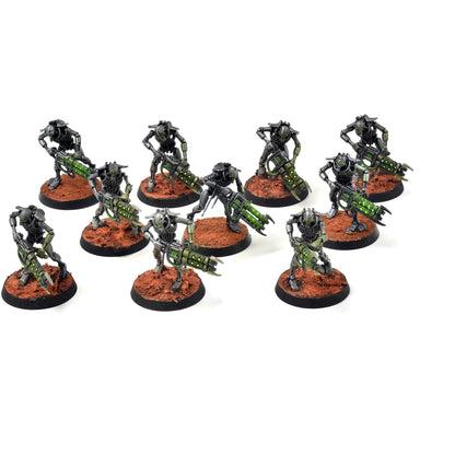 NECRONS 10 Warriors #3 WELL PAINTED Warhammer 40K