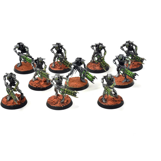 NECRONS 10 Warriors #3 WELL PAINTED Warhammer 40K