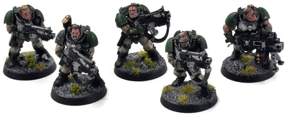 SPACE MARINES 5 Scouts #1 Warhammer 40K WELL PAINTED