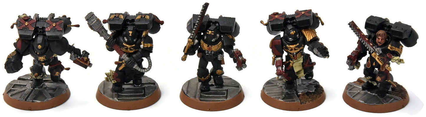 BLOOD ANGELS 5 Death Company With Jump Pack #12 WELL PAINTED Warhammer 40K