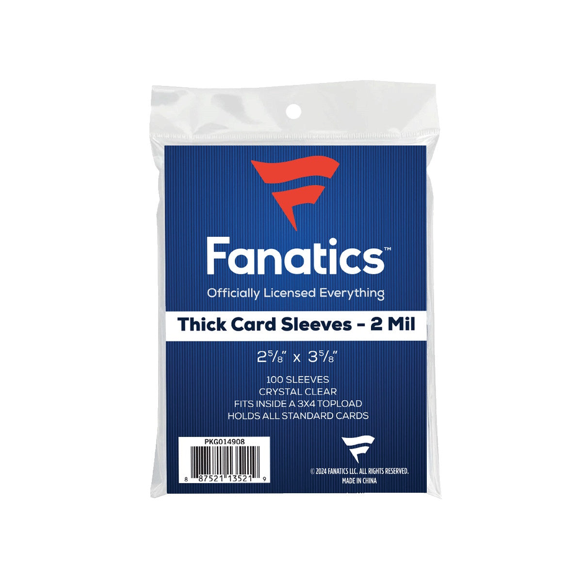Fanatics Thick Soft Sleeves 100ct