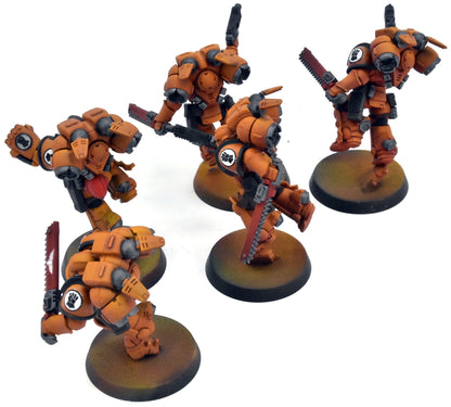 SPACE MARINES 5 Jump Pack Intercessors #1 WELL PAINTED Warhammer 40K