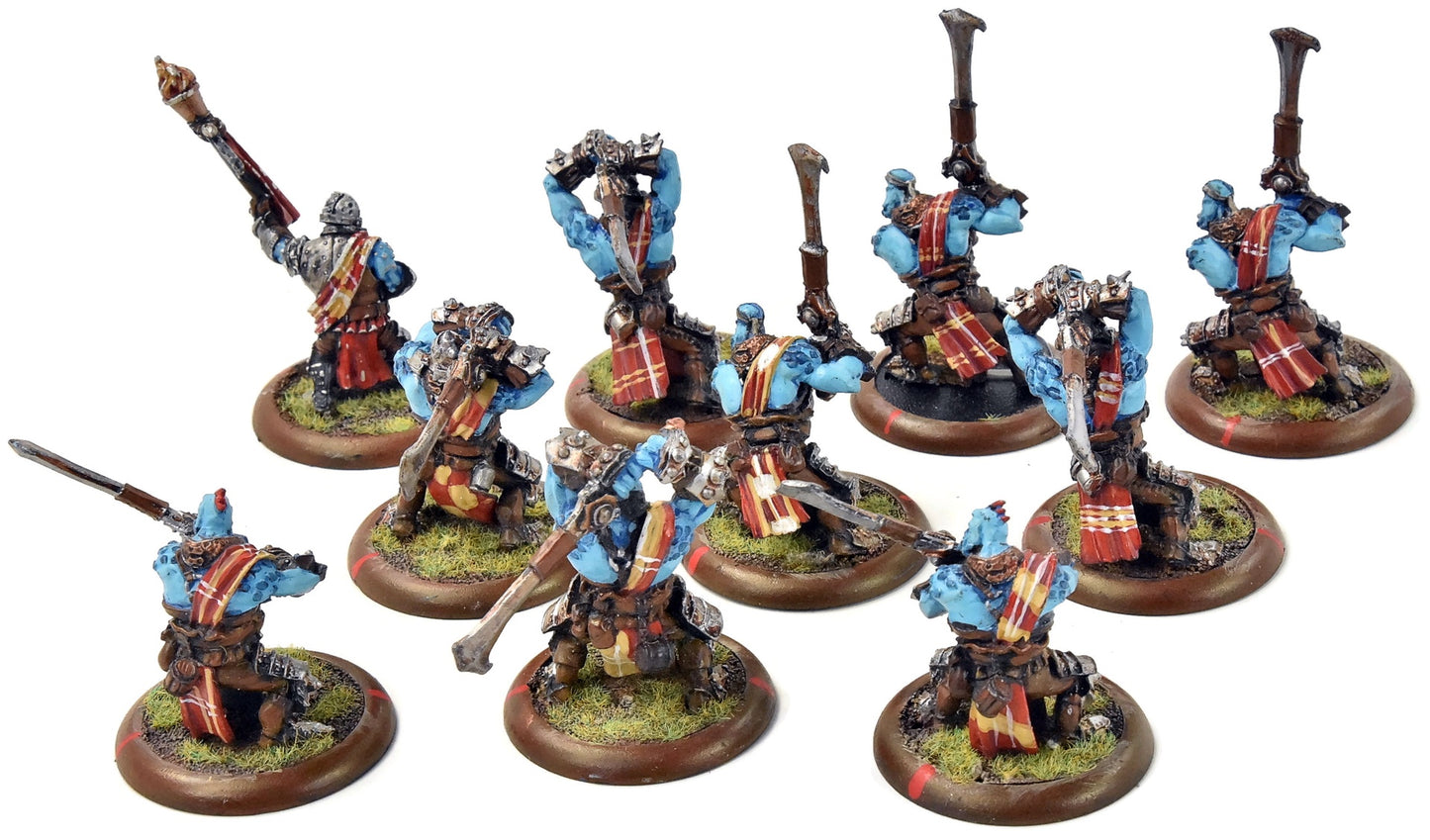 HORDES 10 Trollkin Fenblades #1 METAL trollbloods