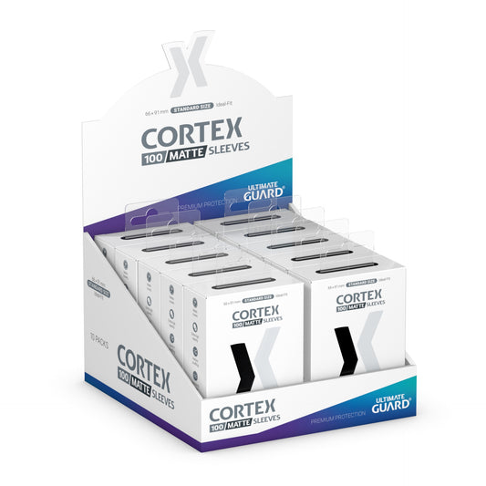 Ultimate Guard Sleeves Cortex Std Matte Black 100ct