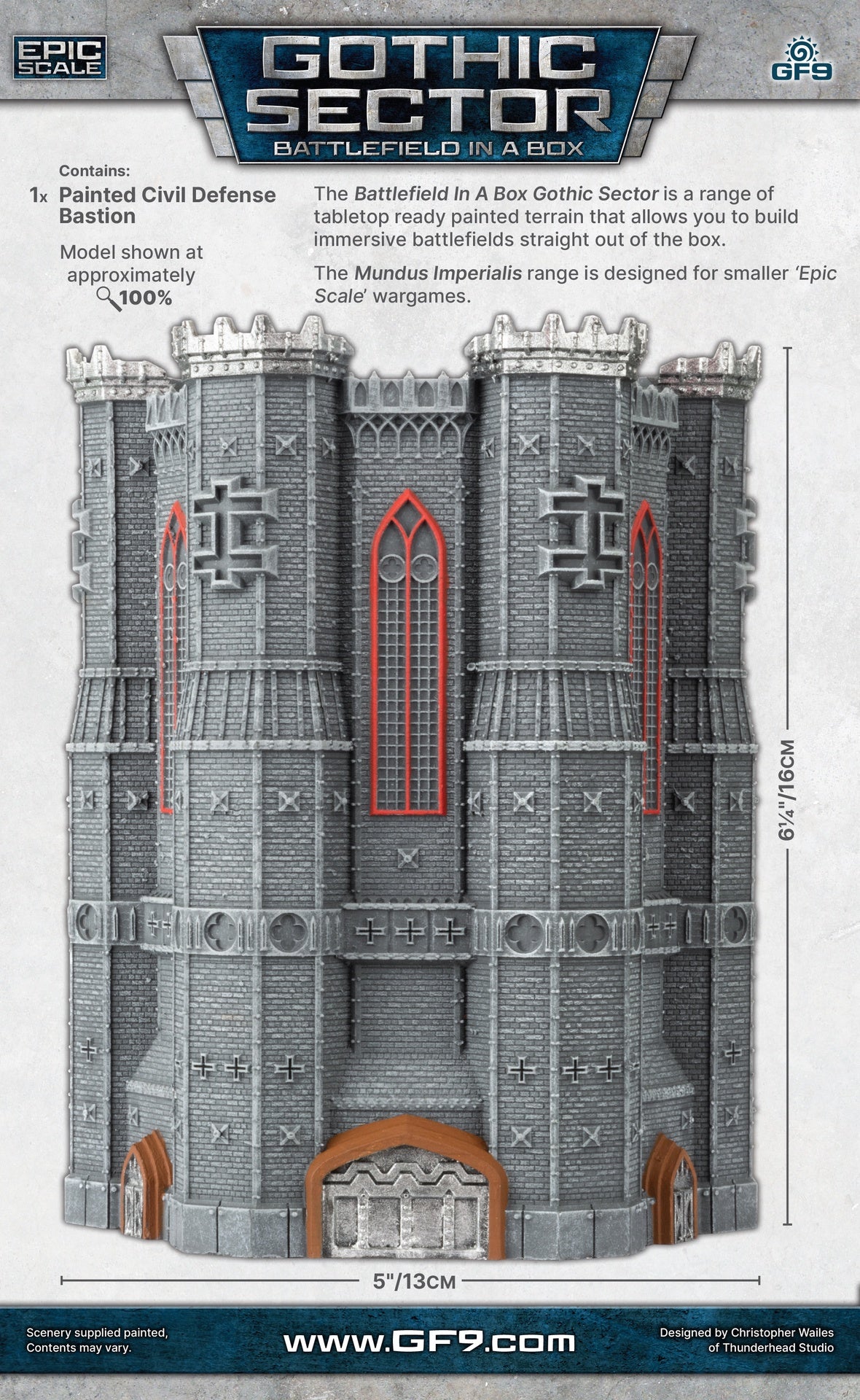 Battlefield In A Box - Mundus Imperialis Civil Defense Bastion