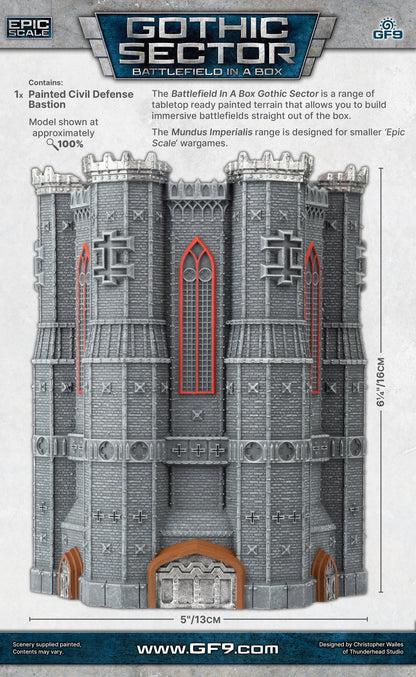 Battlefield In A Box - Mundus Imperialis Civil Defense Bastion