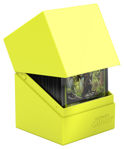Ultimate Guard Deck Case Boulder 100+ Neon Yellow