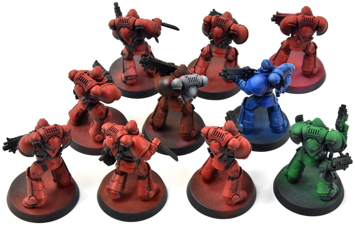 SPACE MARINES 10 Intercessors #1 Warhammer 40K 1877