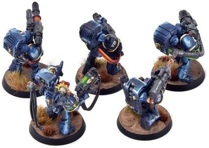 ULTRAMARINES 5 Devastator Squad #1 WELL PAINTED Warhammer 40K